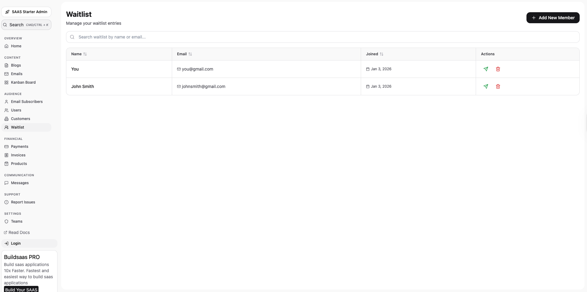 Admin Preview